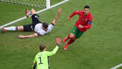 开云-对德国终于进球 第二次有助攻 C罗还是没赢德国！